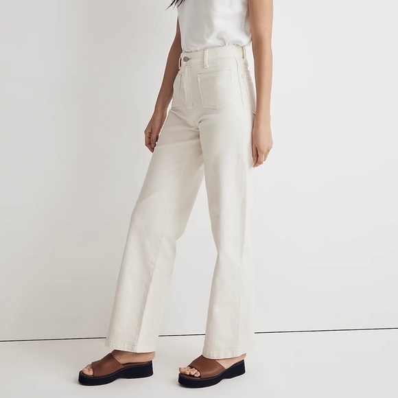 Madewell The Perfect Vintage Wide-Leg Jean Patch Pocket Size 32 - Picture 2 of 4